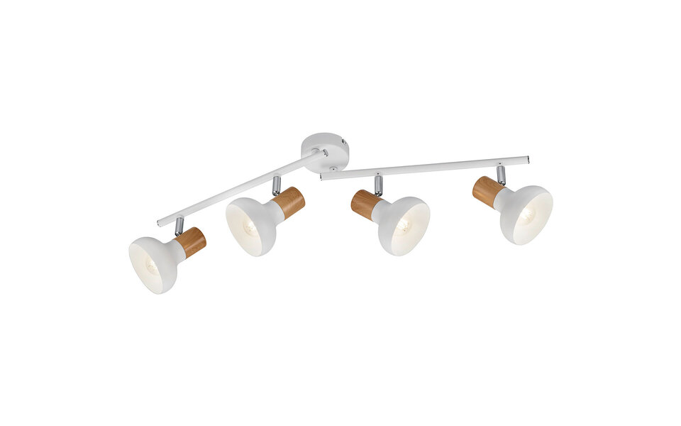 HLW LED LED Plafondspot - Trion Livori - E14 Fitting - 4-lichts - Rechthoek - Mat Wit - Metaal HLW LED LED Plafondspot - Trion Livori - E14 Fitting - 4-lichts - Rechthoek - Mat Wit - Metaal