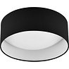 LED Plafondlamp Trion Lukaku 12W 3000K Ø300 IP54 Zwart Verlichting per ruimte