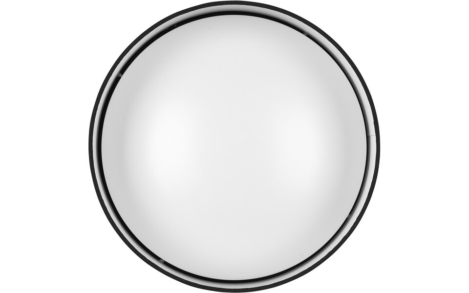 HLW LED LED Ceiling Lamp - Trion Lukaku - Warm White - 3000K - 12W - Round - Black - Textile