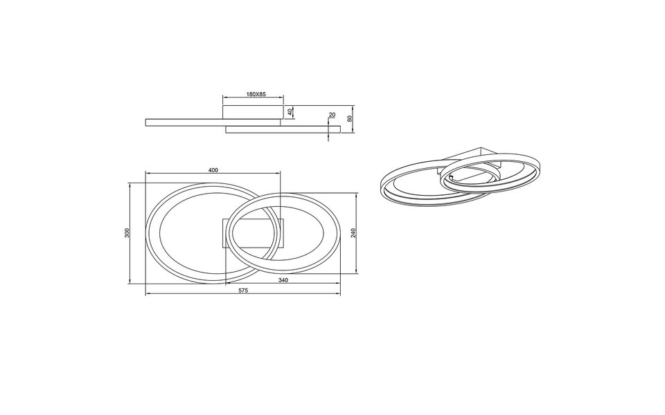 HLW LED LED Ceiling Light - Ceiling Lighting - Trion Gela - 25W - Warm White 3000K - Round - Matte Nickel - Metal