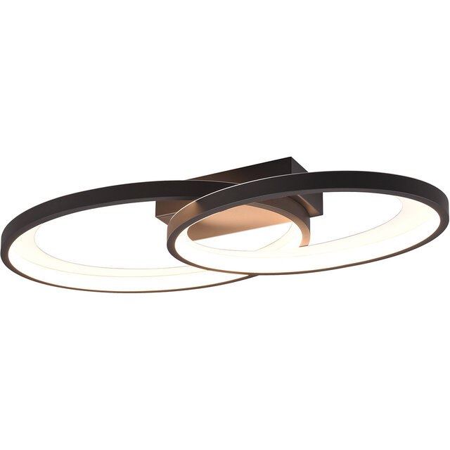 ronde dimbare LED plafondlamp 25W met warm wit licht 3000K en diameter 57 cm