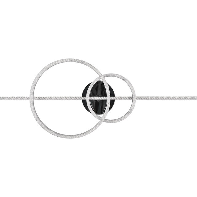 HLW LED LED Ceiling Light - Trion Atilla - 54W - Adjustable Color - Dimmable - Matte Chrome - Metal