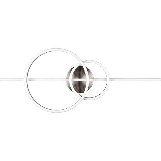 HLW LED LED Ceiling Light - Trion Atilla - 54W - Adjustable color - Dimmable - Matte Nickel - Metal HLW LED LED Ceiling Light - Trion Atilla - 54W - Adjustable color - Dimmable - Matte Nickel - Metal