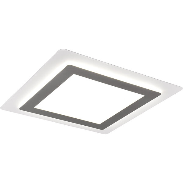 HLW LED LED Plafondlamp - Trion Groan - 46W - Aanpasbaar kleur - Dimbaar - Vierkant - Mat Nikkel - Metaal HLW LED LED Plafondlamp - Trion Groan - 46W - Aanpasbaar kleur - Dimbaar - Vierkant - Mat Nikkel - Metaal