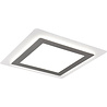 HLW LED LED Ceiling Light - Trion Groan - 46W - Adjustable color - Dimmable - Square - Matte Nickel - Metal