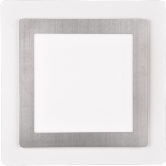 HLW LED LED Ceiling Light - Trion Groan - 46W - Adjustable color - Dimmable - Square - Matte Nickel - Metal