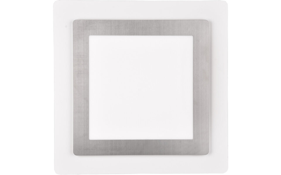 HLW LED LED Ceiling Light - Trion Groan - 46W - Adjustable color - Dimmable - Square - Matte Nickel - Metal