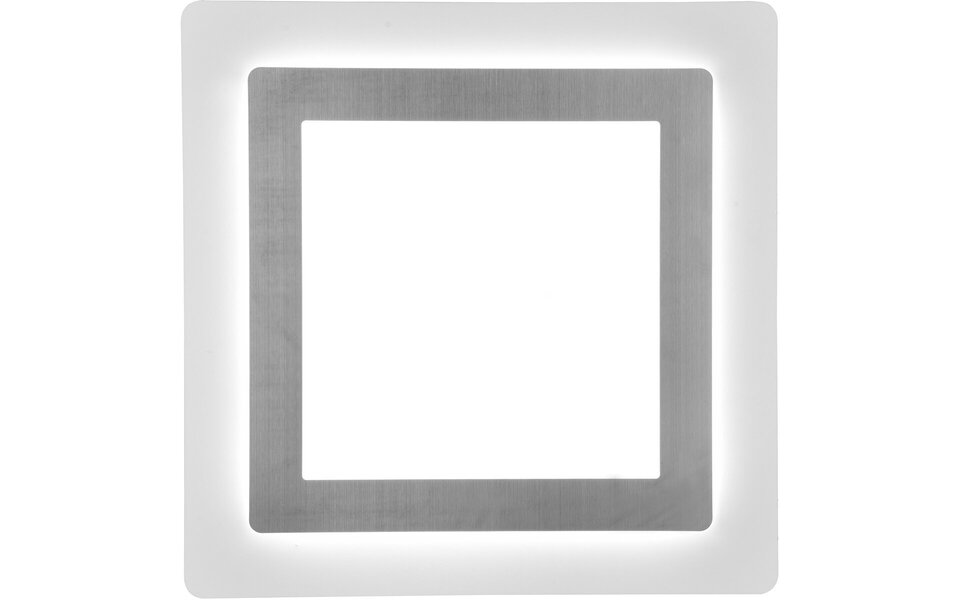 HLW LED LED Ceiling Light - Trion Groan - 46W - Adjustable color - Dimmable - Square - Matte Nickel - Metal