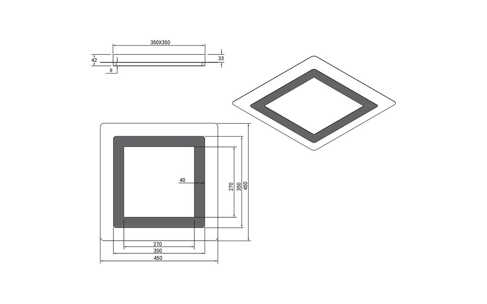 HLW LED LED Plafondlamp - Trion Groan - 46W - Aanpasbaar kleur - Dimbaar - Vierkant - Mat Nikkel - Metaal HLW LED LED Plafondlamp - Trion Groan - 46W - Aanpasbaar kleur - Dimbaar - Vierkant - Mat Nikkel - Metaal