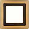 HLW LED LED Ceiling Light - Trion Groan - 46W - Adjustable color - Dimmable - Square - Black Gold - Metal HLW LED LED Ceiling Light - Trion Groan - 46W - Adjustable color - Dimmable - Square - Black Gold - Metal