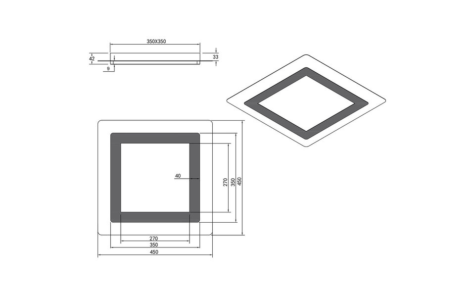 HLW LED LED Ceiling Light - Trion Groan - 46W - Adjustable color - Dimmable - Square - Black Gold - Metal HLW LED LED Ceiling Light - Trion Groan - 46W - Adjustable color - Dimmable - Square - Black Gold - Metal