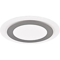 LED Ceiling Lamp - Ceiling Lighting - Trion Groan - 42W - Adjustable Color - Remote Control - Dimmable - Round - Matte Nickel - Metal