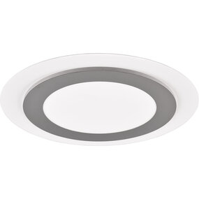 Trion Groan LED plafondlamp 42W 5600lm dimbaar - mat nikkel Trion Groan LED plafondlamp 42W 5600lm dimbaar - mat nikkel