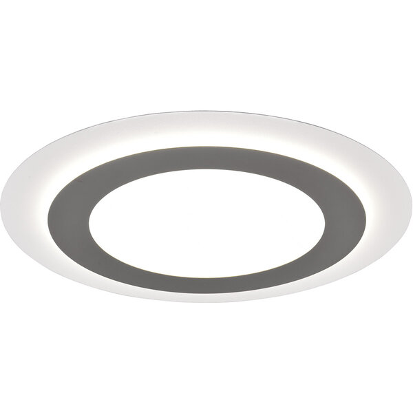 HLW LED LED Plafondlamp - Plafondverlichting - Trion Groan - 42W - Aanpasbare Kleur - Afstandsbediening - Dimbaar - Rond - Mat Nikkel - Metaal HLW LED LED Plafondlamp - Plafondverlichting - Trion Groan - 42W - Aanpasbare Kleur - Afstandsbediening - Dimbaar - Rond - Mat Nikkel - Metaal