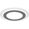 HLW LED LED Ceiling Lamp - Ceiling Lighting - Trion Groan - 42W - Adjustable Color - Remote Control - Dimmable - Round - Matte Nickel - Metal