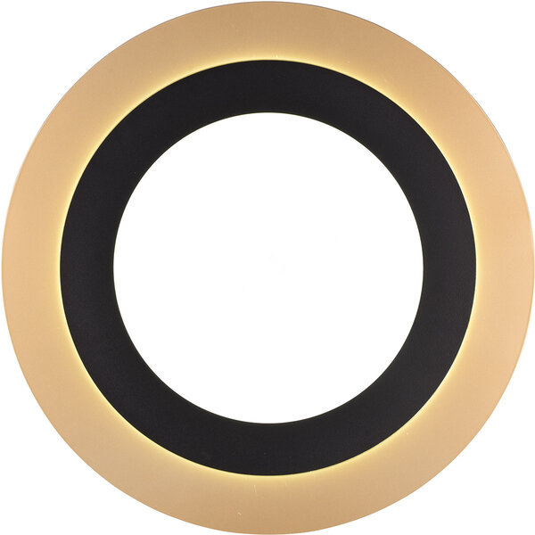 HLW LED LED Plafondlamp - Plafondverlichting - Trion Groan - 42W - Aanpasbare Kleur - Afstandsbediening - Dimbaar - Rond - Zwart Goud - Metaal HLW LED LED Plafondlamp - Plafondverlichting - Trion Groan - 42W - Aanpasbare Kleur - Afstandsbediening - Dimbaar - Rond - Zwart Goud - Metaal