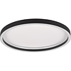 LED ceiling light Trion Rad Ø350 matte black 20W 3000K