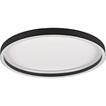LED Ceiling Lamp - Trion Rad - Surface Mounted Round 20W - Warm White 3000K - Matte Black - Metal