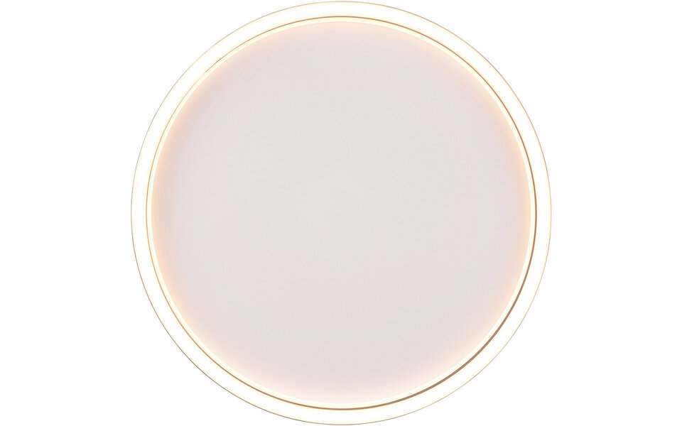 HLW LED LED Ceiling Lamp - Trion Rad - Surface Mounted Round 20W - Warm White 3000K - Matte Black - Metal