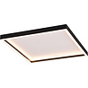 vierkante mat zwarte LED plafondlamp 20W met warm wit licht 3000K en 2600 lumen vierkante mat zwarte LED plafondlamp 20W met warm wit licht 3000K en 2600 lumen