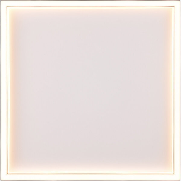 HLW LED LED Plafondlamp - Trion Rad - Opbouw Vierkant 20W - Warm Wit 3000K - Mat Zwart - Metaal