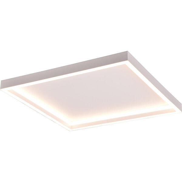 HLW LED LED Plafondlamp - Trion Rad - Opbouw Vierkant 20W - Warm Wit 3000K - Mat Wit - Metaal HLW LED LED Plafondlamp - Trion Rad - Opbouw Vierkant 20W - Warm Wit 3000K - Mat Wit - Metaal