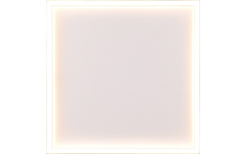 HLW LED LED Ceiling Light - Trion Rad - Surface Mounted Square 20W - Warm White 3000K - Matte White - Metal
