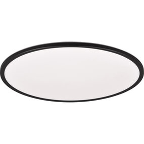 LED Plafondlamp Mat Zwart 30W Ø50cm Dimbaar LED Plafondlamp Mat Zwart 30W Ø50cm Dimbaar