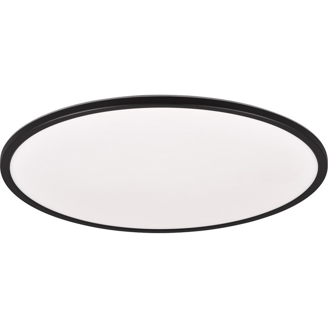 LED Plafondlamp Mat Zwart 30W Ø50cm Dimbaar Verlichting per ruimte
