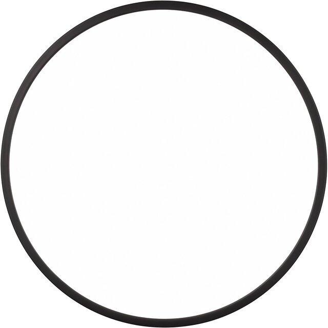 HLW LED LED Ceiling Light - Trion Skiff - 30W - Adjustable Color - Dimmable - Remote Control - Round - Matte Black - Plastic