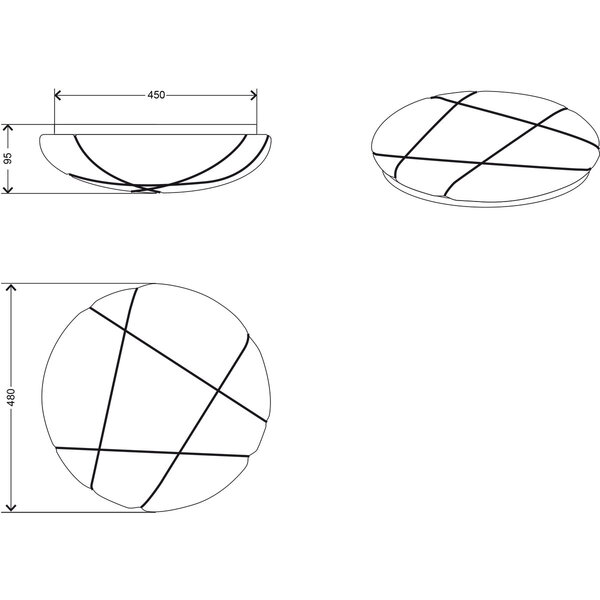 HLW LED LED Plafondlamp - Plafondverlichting - Trion Rabat - 36W - Aanpasbare kleur - Dimbaar - Rond - Wit - Kunststof HLW LED LED Plafondlamp - Plafondverlichting - Trion Rabat - 36W - Aanpasbare kleur - Dimbaar - Rond - Wit - Kunststof