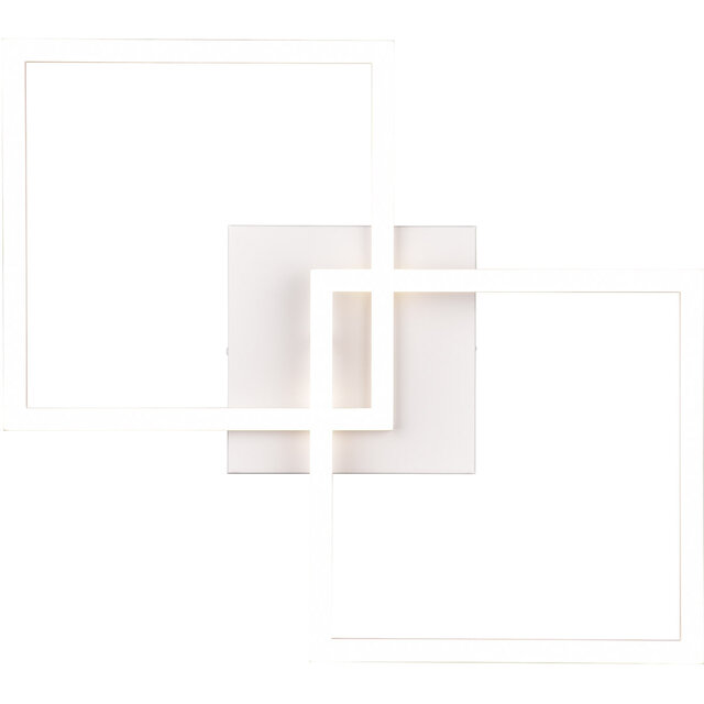 vierkante witte LED plafondlamp 20W 2500 lumen neutraal wit licht verstelbaar