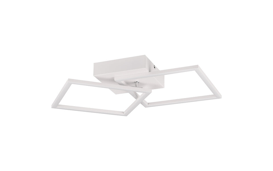 HLW LED LED Ceiling Lamp - Ceiling Lighting - Trion Square - 20W - Natural White 4000K - Square - Matte White - Metal