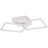HLW LED LED Ceiling Lamp - Ceiling Lighting - Trion Square - 20W - Natural White 4000K - Square - Matte White - Metal