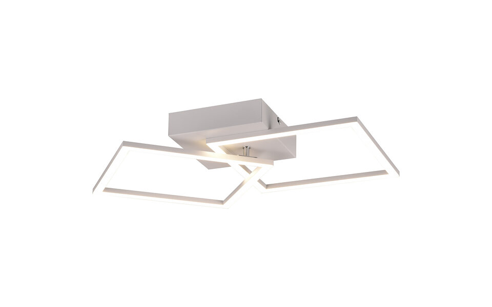 HLW LED LED Ceiling Lamp - Ceiling Lighting - Trion Square - 20W - Natural White 4000K - Square - Matte White - Metal