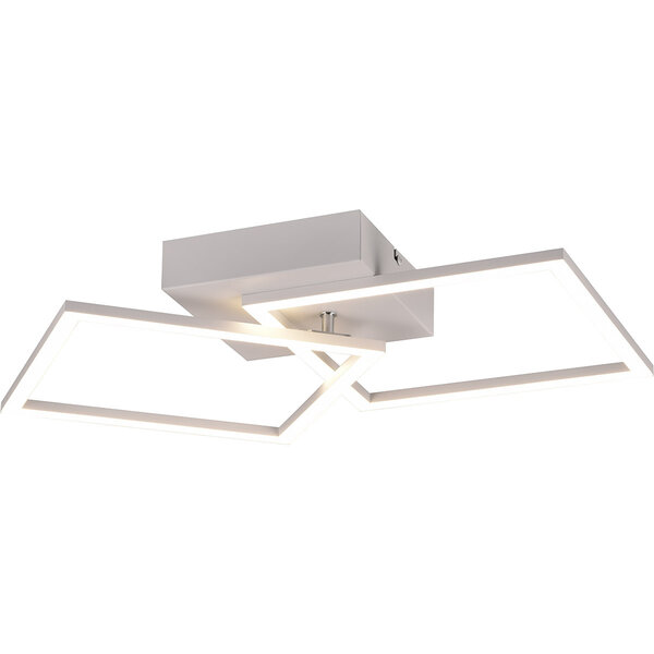 HLW LED LED Plafondlamp - Plafondverlichting - Trion Square - 20W - Natuurlijk Wit 4000K - Vierkant - Mat Wit - Metaal HLW LED LED Plafondlamp - Plafondverlichting - Trion Square - 20W - Natuurlijk Wit 4000K - Vierkant - Mat Wit - Metaal