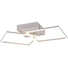 HLW LED LED Ceiling Lamp - Ceiling Lighting - Trion Square - 20W - Natural White 4000K - Square - Matte White - Metal