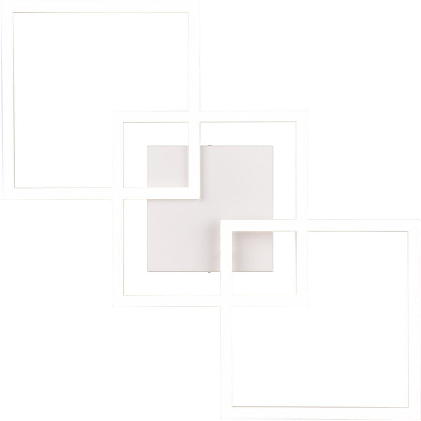 HLW LED LED Plafondlamp - Trion Square - 38W - Natuurlijk Wit 4000K - Vierkant - Mat Wit - Metaal HLW LED LED Plafondlamp - Trion Square - 38W - Natuurlijk Wit 4000K - Vierkant - Mat Wit - Metaal
