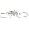HLW LED LED Ceiling Lamp - Trion Square - 38W - Natural White 4000K - Square - Matt White - Metal
