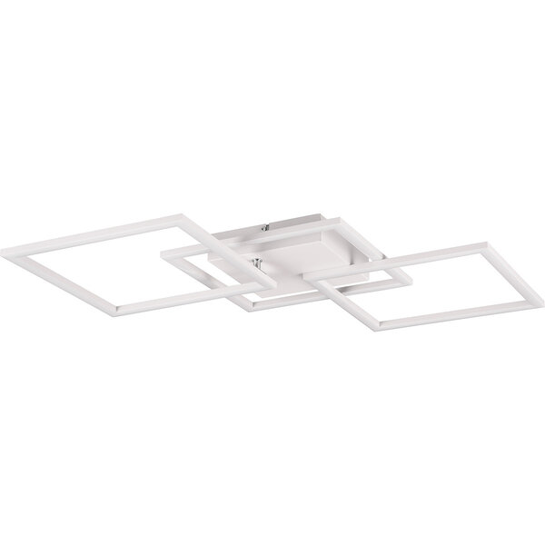 HLW LED LED Plafondlamp - Trion Square - 38W - Natuurlijk Wit 4000K - Vierkant - Mat Wit - Metaal HLW LED LED Plafondlamp - Trion Square - 38W - Natuurlijk Wit 4000K - Vierkant - Mat Wit - Metaal