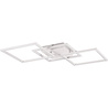 HLW LED LED Ceiling Lamp - Trion Square - 38W - Natural White 4000K - Square - Matt White - Metal