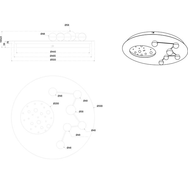 HLW LED LED Plafondlamp - Plafondverlichting - Trion Zion - 42W - Aanpasbare Kleur - Dimbaar - Rond - Mat Zwart - Metaal HLW LED LED Plafondlamp - Plafondverlichting - Trion Zion - 42W - Aanpasbare Kleur - Dimbaar - Rond - Mat Zwart - Metaal