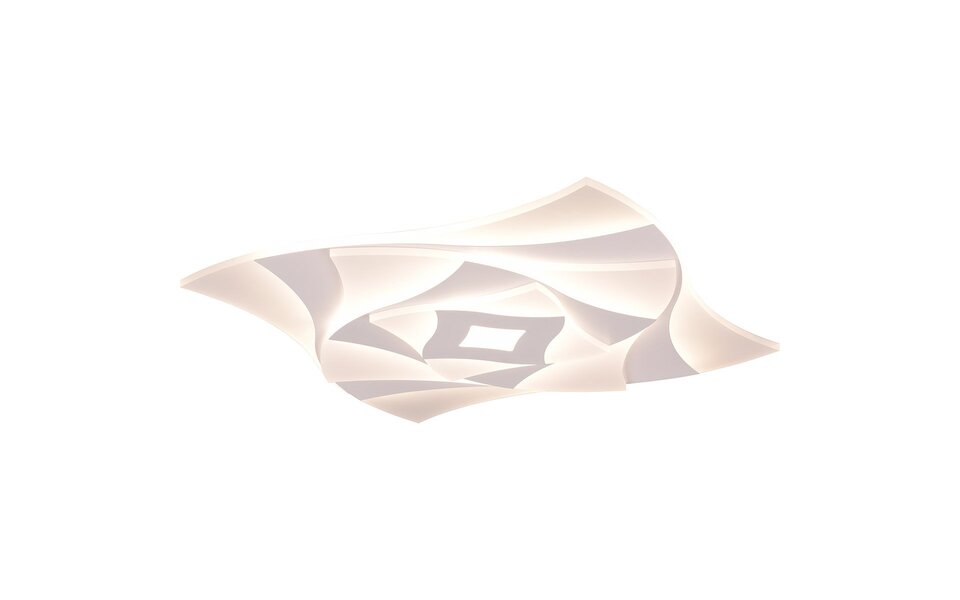 HLW LED LED Plafondlamp - Plafondverlichting - Trion Atik - 56W - Aanpasbare Kleur - Dimbaar - Mat Wit - Metaal HLW LED LED Plafondlamp - Plafondverlichting - Trion Atik - 56W - Aanpasbare Kleur - Dimbaar - Mat Wit - Metaal