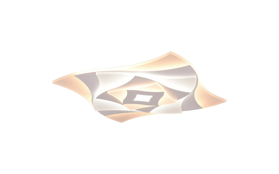 HLW LED LED Plafondlamp - Plafondverlichting - Trion Atik - 56W - Aanpasbare Kleur - Dimbaar - Mat Wit - Metaal HLW LED LED Plafondlamp - Plafondverlichting - Trion Atik - 56W - Aanpasbare Kleur - Dimbaar - Mat Wit - Metaal