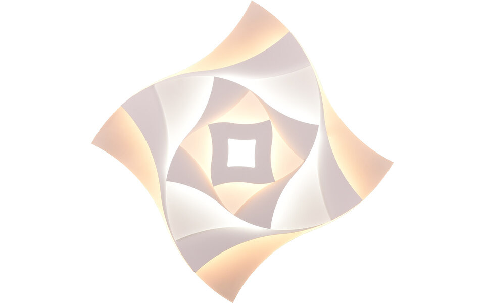 HLW LED LED Ceiling Lamp - Ceiling Lighting - Trion Atik - 56W - Adjustable Color - Dimmable - Matte White - Metal