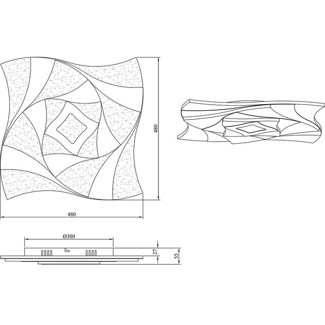 HLW LED LED Plafondlamp - Plafondverlichting - Trion Atik - 56W - Aanpasbare Kleur - Dimbaar - Mat Wit - Metaal HLW LED LED Plafondlamp - Plafondverlichting - Trion Atik - 56W - Aanpasbare Kleur - Dimbaar - Mat Wit - Metaal