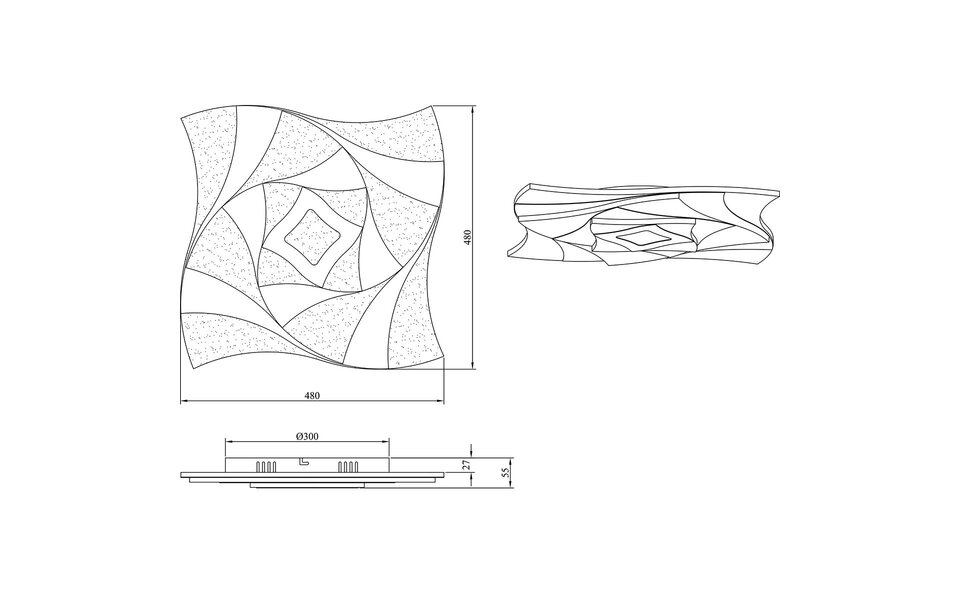 HLW LED LED Plafondlamp - Plafondverlichting - Trion Atik - 56W - Aanpasbare Kleur - Dimbaar - Mat Wit - Metaal HLW LED LED Plafondlamp - Plafondverlichting - Trion Atik - 56W - Aanpasbare Kleur - Dimbaar - Mat Wit - Metaal