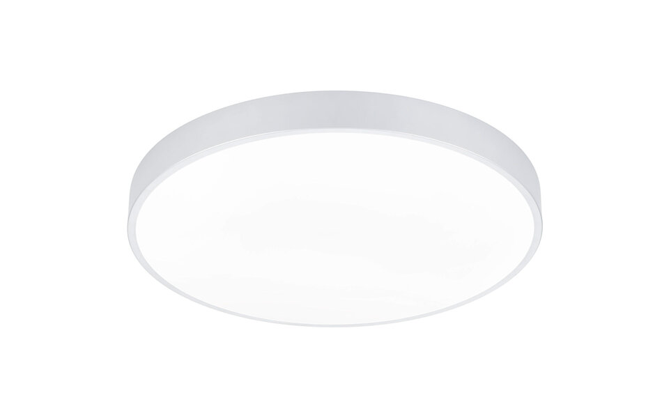HLW LED LED Ceiling Light - Trion Oka - Adjustable Color - Dimmable - Round - Matte White - Metal