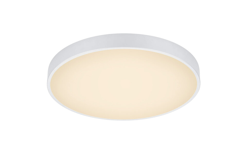 HLW LED LED Ceiling Light - Trion Oka - Adjustable Color - Dimmable - Round - Matte White - Metal