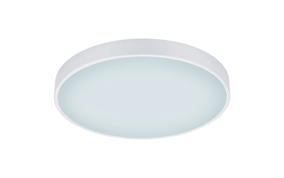 HLW LED LED Plafondlamp - Trion Oka - Aanpasbaar kleur -  Dimbaar - Rond - Mat Wit - Metaal